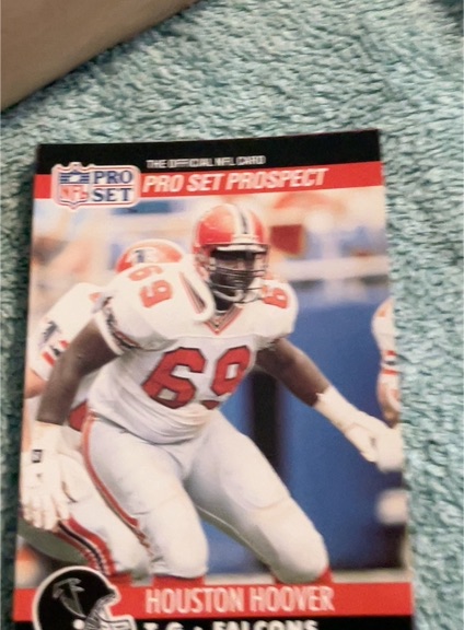 1990 Pro Set #724 Houston Hoover — front