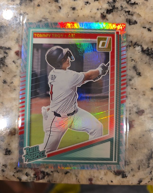 2025 Donruss #138 Tommy Troy Rated Prospect — front
