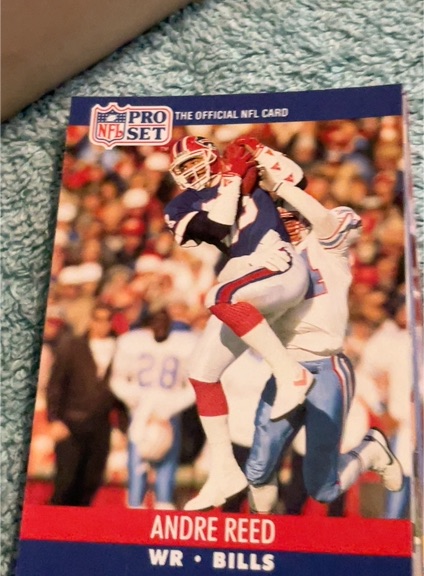 1990 Pro Set #440 Andre Reed — front