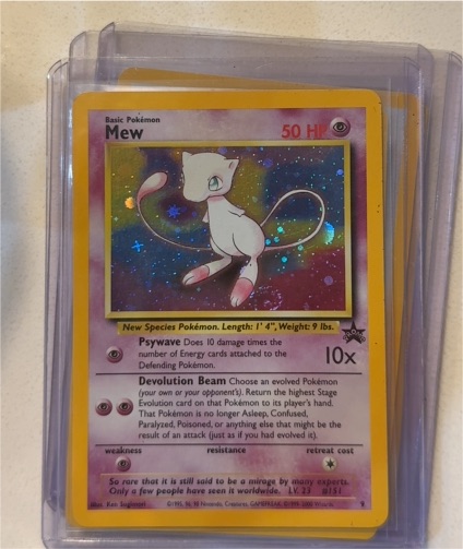 1999 Pokémon #8 Mew Black Star Promo — front