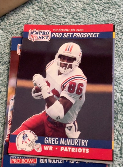 1990 Pro Set #740 Greg McMurtry — front