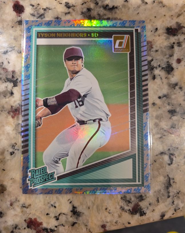 2025 Donruss #181 Tyson Neighbors Rated Prospect — front