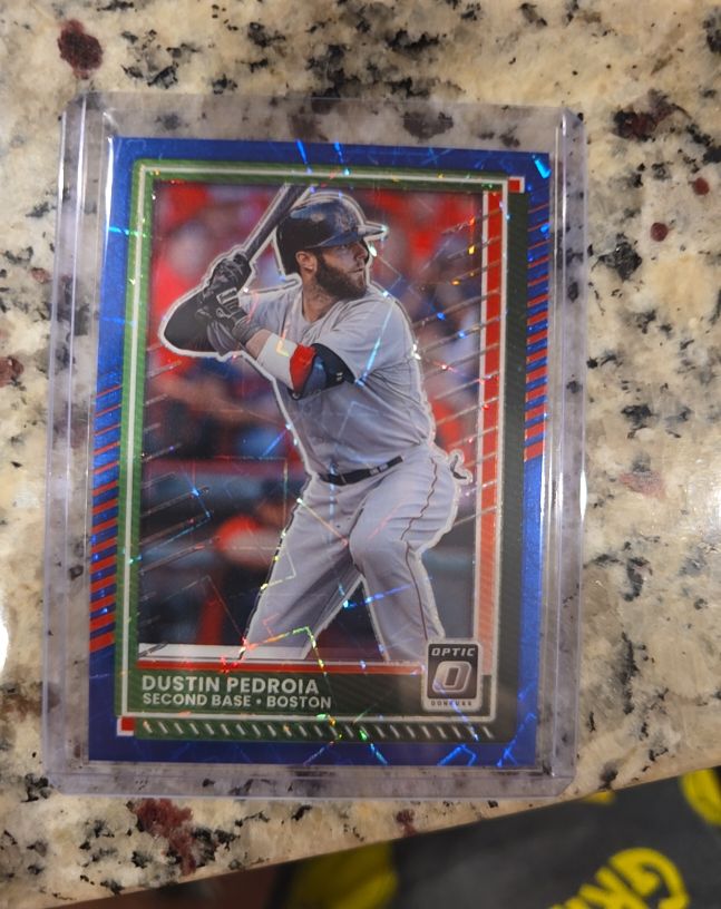 2025 Donruss Optic #28 Dustin Pedroia — front