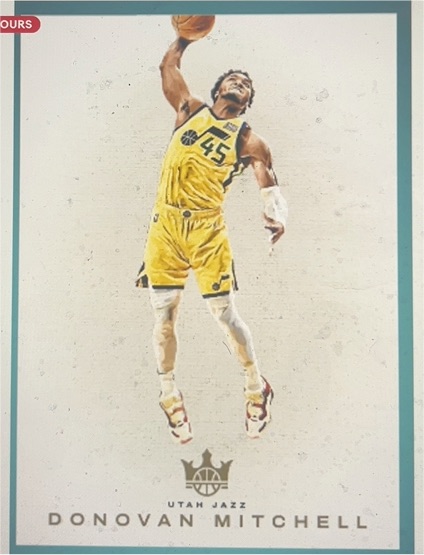 2021-22 Panini Court Kings #16 Donovan Mitchell — front