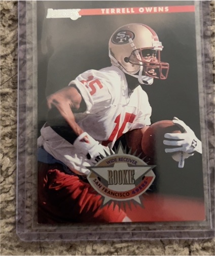 1996 Donruss #237 Terrell Owens Rookie Card — front