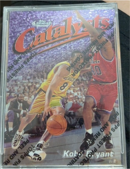 1997-98 Topps Finest #137 Kobe Bryant Catalysts — front