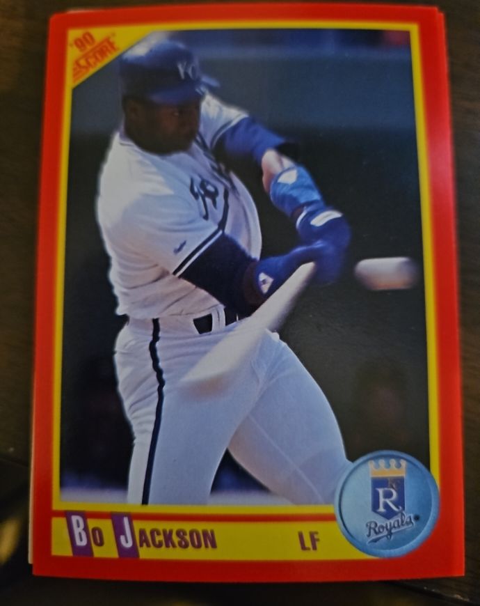 1990 Score #280 Bo Jackson — front