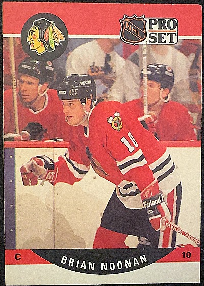1990-91 Pro Set #433 Brian Noonan — front