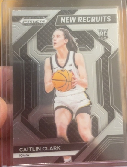 2024 Panini Prizm Draft Picks New Recruits #14 Caitlin Clark — front
