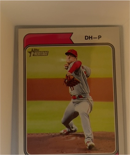 2023 Topps Heritage #20 Shohei Ohtani — front