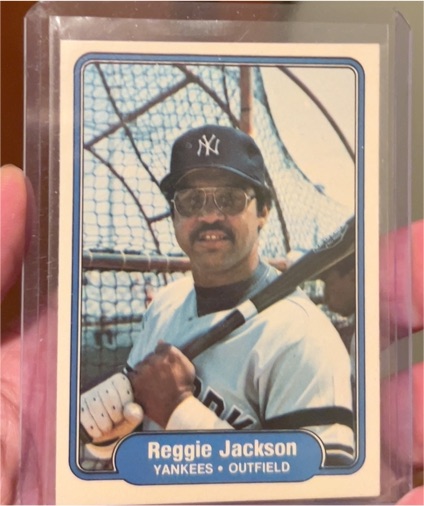 1982 Fleer #39 Reggie Jackson — front