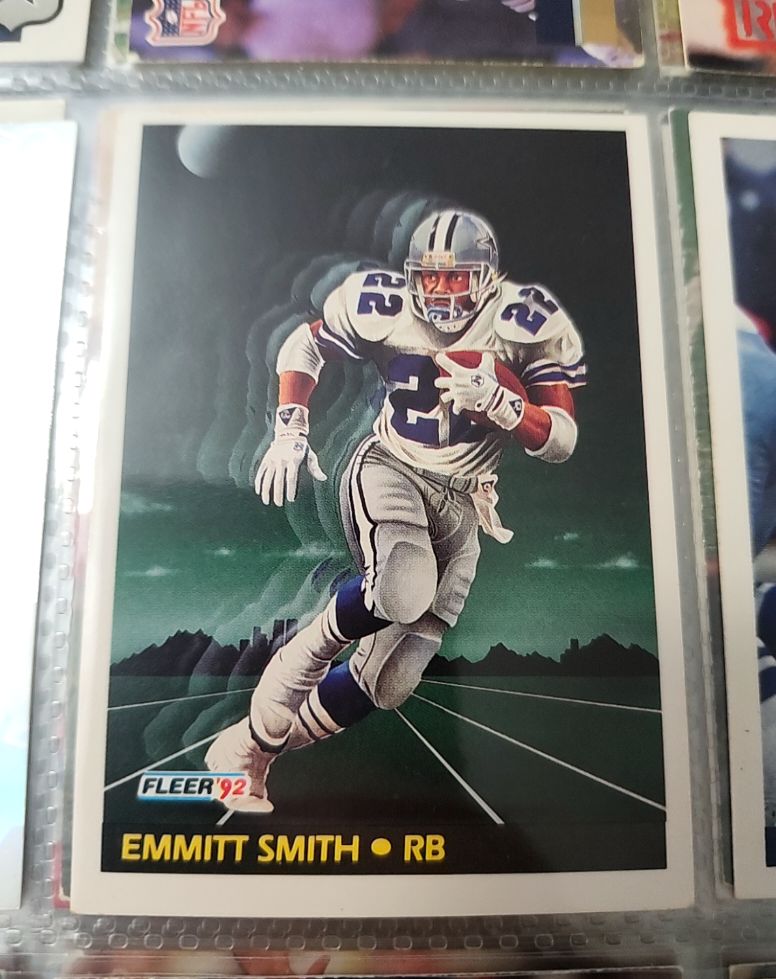 1992 Fleer #475 Emmitt Smith — front