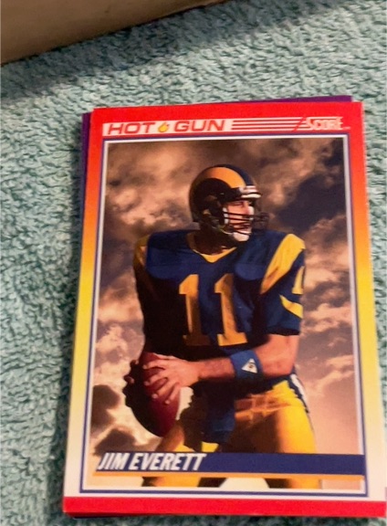 1990 Score #312 Jim Everett — front