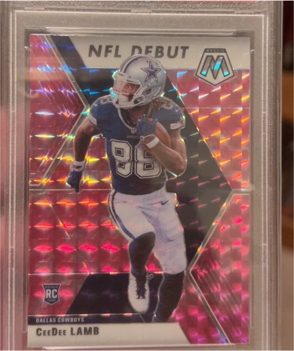 2020 Panini Mosaic NFL Debut #268 CeeDee Lamb — front