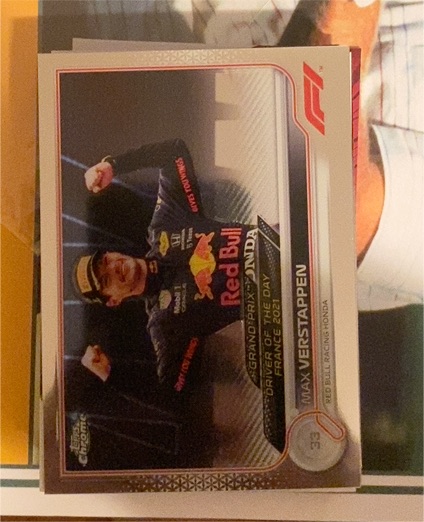 2022 Topps Chrome Formula 1 #179 Max Verstappen — front
