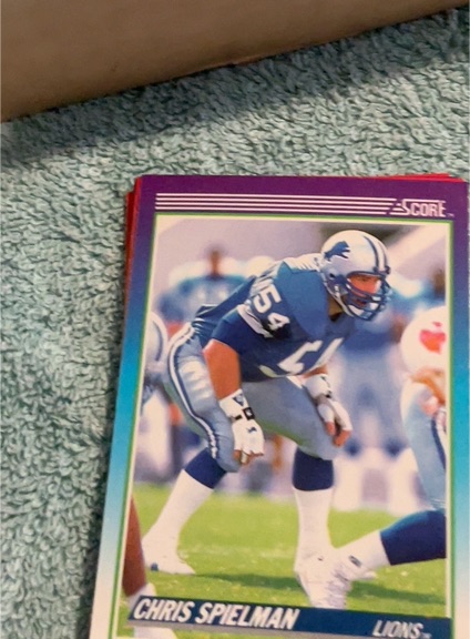1990 Score #191 Chris Spielman — front