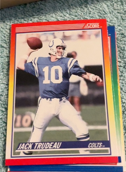 1990 Score #266 Jack Trudeau — front