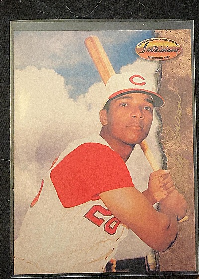 1994 Ted Williams Card Company #23 Vada Pinson — front