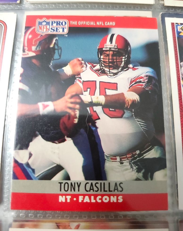 1990 Pro Set #31 Tony Casillas — front