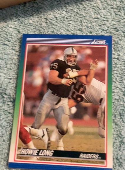 1990 Score #98 Howie Long — front