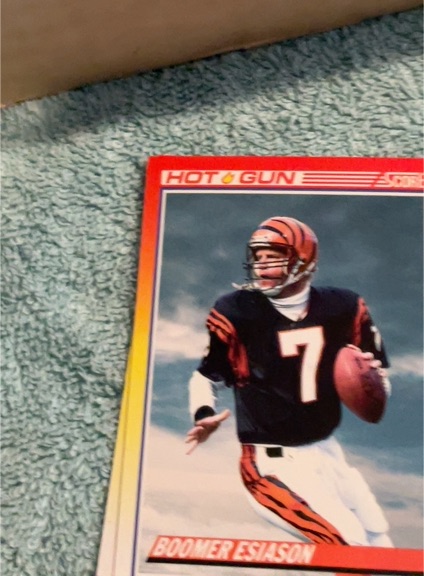 1990 Score #316 Boomer Esiason — front