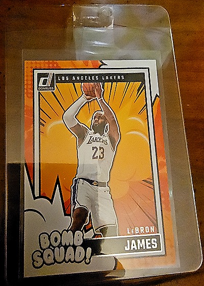 2024-25 Panini Donruss #7 LeBron James Bomb Squad — front