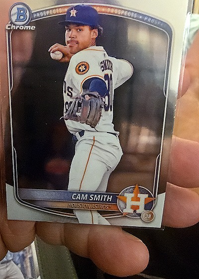 2025 Bowman Chrome Prospects #BCP-48 Cam Smith — front
