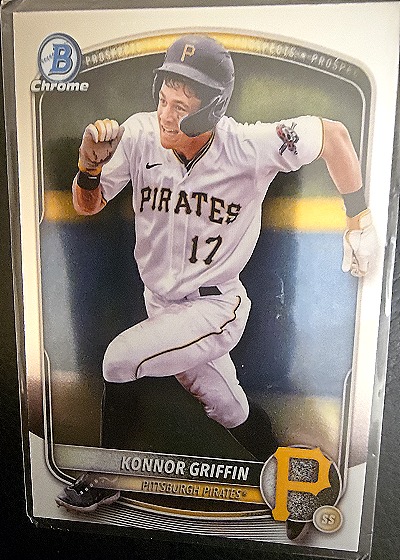 2025 Bowman Chrome Prospects #BCP-86 Konnor Griffin — front