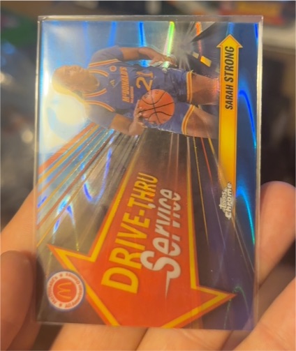2024 Topps Chrome McDonald's Drive-Thru Service #DTS-SST Sarah Strong — front