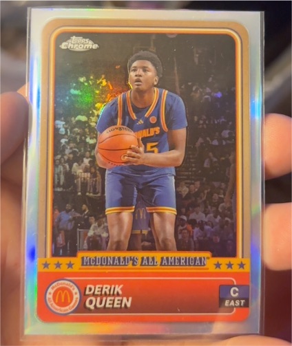 2024 Topps Chrome McDonald's All-American #32 Derik Queen — front