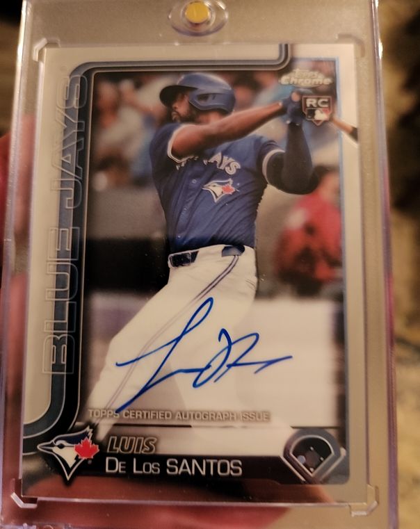 2025 Topps Chrome #RA-LD Luis De Los Santos — front