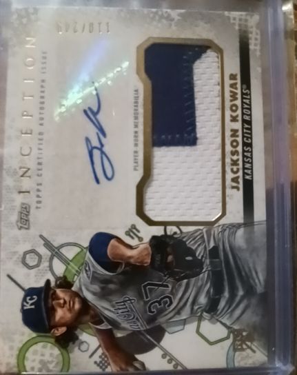 2020 Topps Inception #11 Jackson Kowar — front