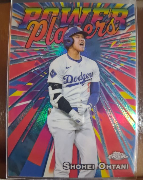 2025 Topps Chrome Power Players #PP-25 Shohei Ohtani — front
