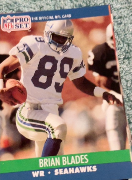 1990 Pro Set #646 Brian Blades — front