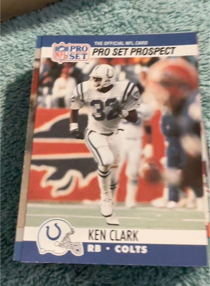 1990 Pro Set #751 Ken Clark — front