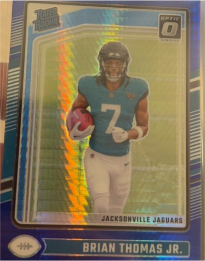 2024 Panini Donruss Optic #214 Brian Thomas Jr. — front