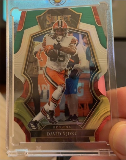 2022 Panini Select Premier Level #125 David Njoku — front