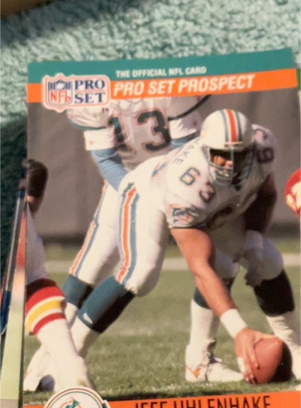 1990 Pro Set #737 Jeff Uhlenhake — front