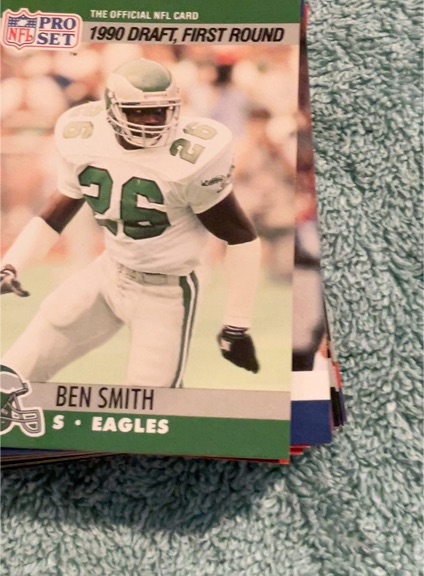 1990 Pro Set #S Ben Smith — front