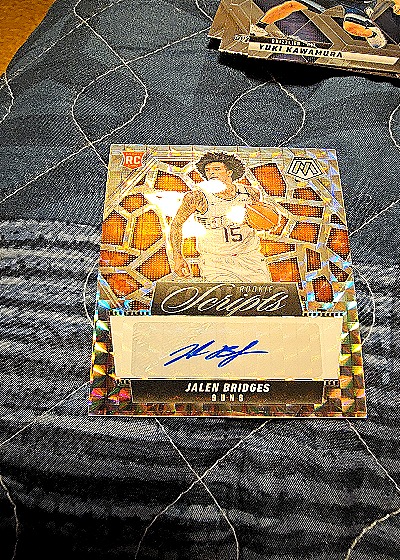 2023-24 Panini Mosaic Scripts #SCRIPTS Jalen Bridges — front