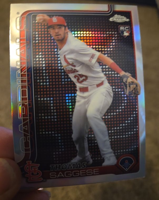 2025 Topps Chrome #87 Thomas Saggese — front
