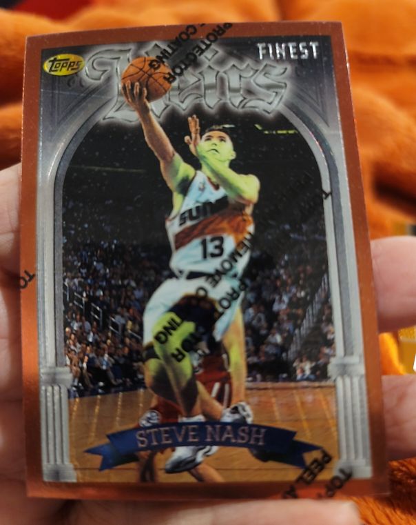 1996-97 Topps Finest #217 Steve Nash — front