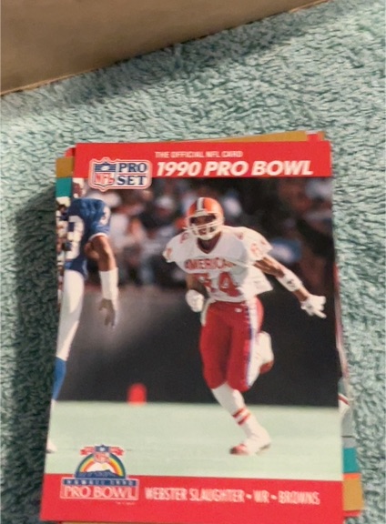 1990 Pro Set #370 Webster Slaughter — front