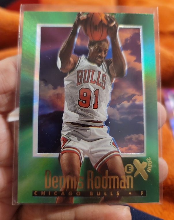 1996-97 Skybox E-X2000 #11 Dennis Rodman — front