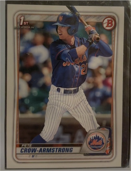 2020 Bowman Draft #BD-72 Pete Crow-Armstrong — front