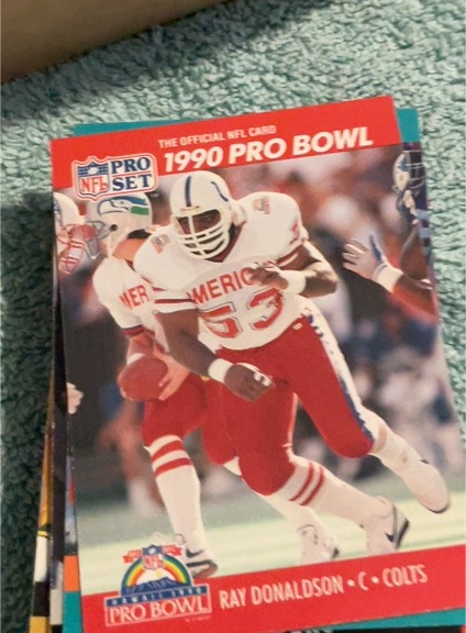 1990 Pro Set #339 Ray Donaldson — front