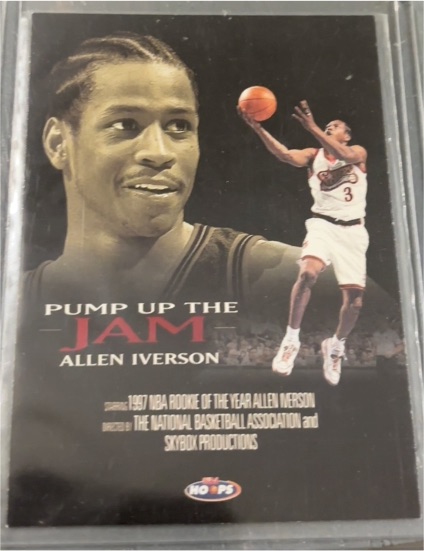 1998-99 SkyBox NBA Hoops #2 PJ Allen Iverson Pump Up the Jam — front