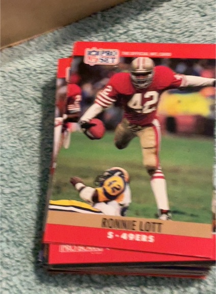 1990 Pro Set #291 Ronnie Lott — front