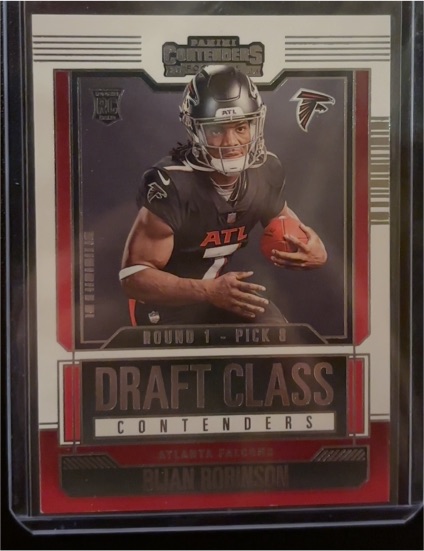 2023 Panini Contenders Draft Class #2 Bijan Robinson — front