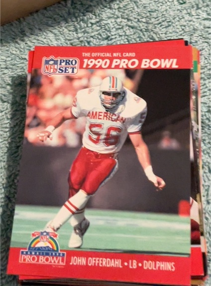 1990 Pro Set #362 John Offerdahl — front